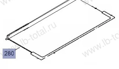 Стеклополка в сборе