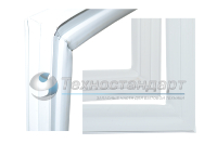 Уплотнитель двери Атлант-Минск, для холодильной камеры, 560 x 855 мм, под планку, 769748901811, 301543301002, к холодильникам КШД-130-3М, МИНСК-130-1